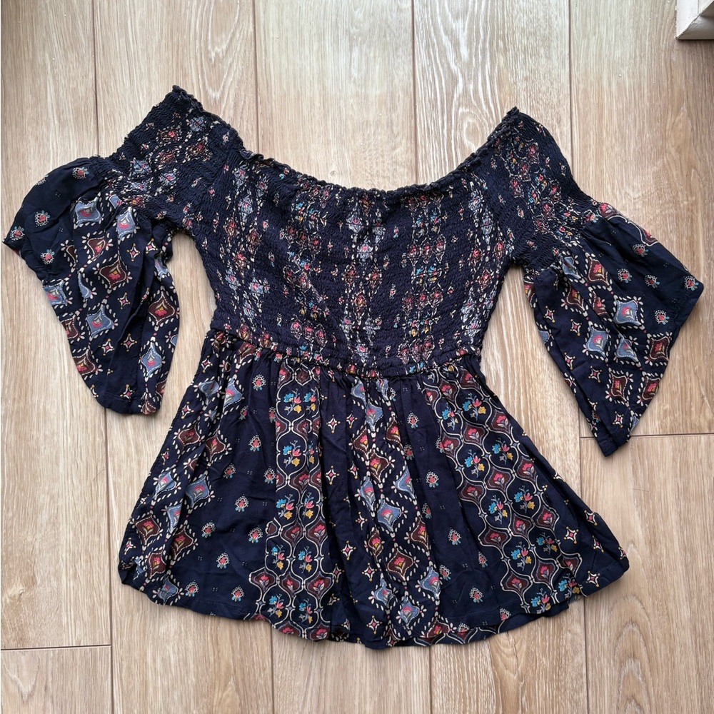Bohemian Off-Shoulder Top